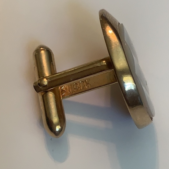 Swank vintage Mother of pearls cufflinks - Picture 5 of 6